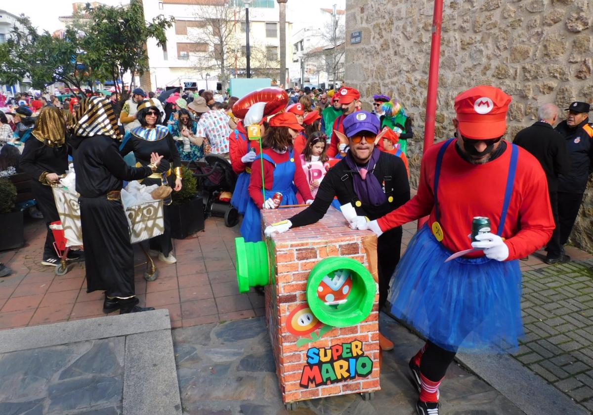 Ambiente en el Jardincillo el sábado de Carnaval.