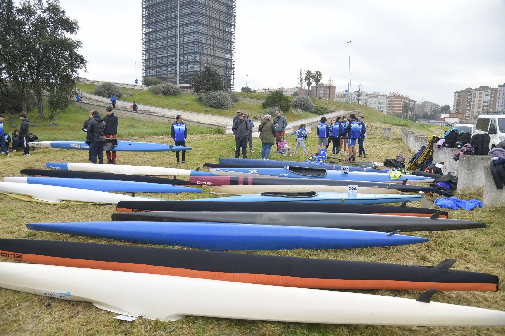 Fotos | La primera regata de piragüismo del circuito de los Judex de 2025 en el Guadiana