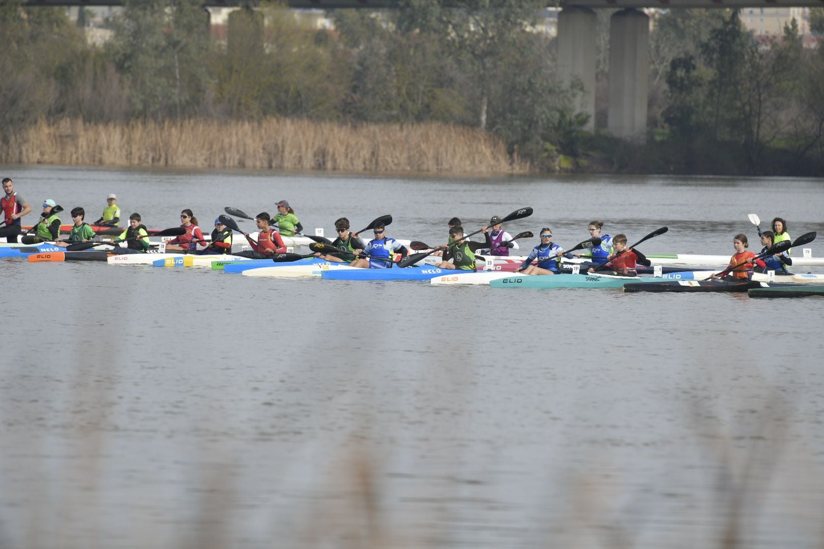 Fotos | La primera regata de piragüismo del circuito de los Judex de 2025 en el Guadiana