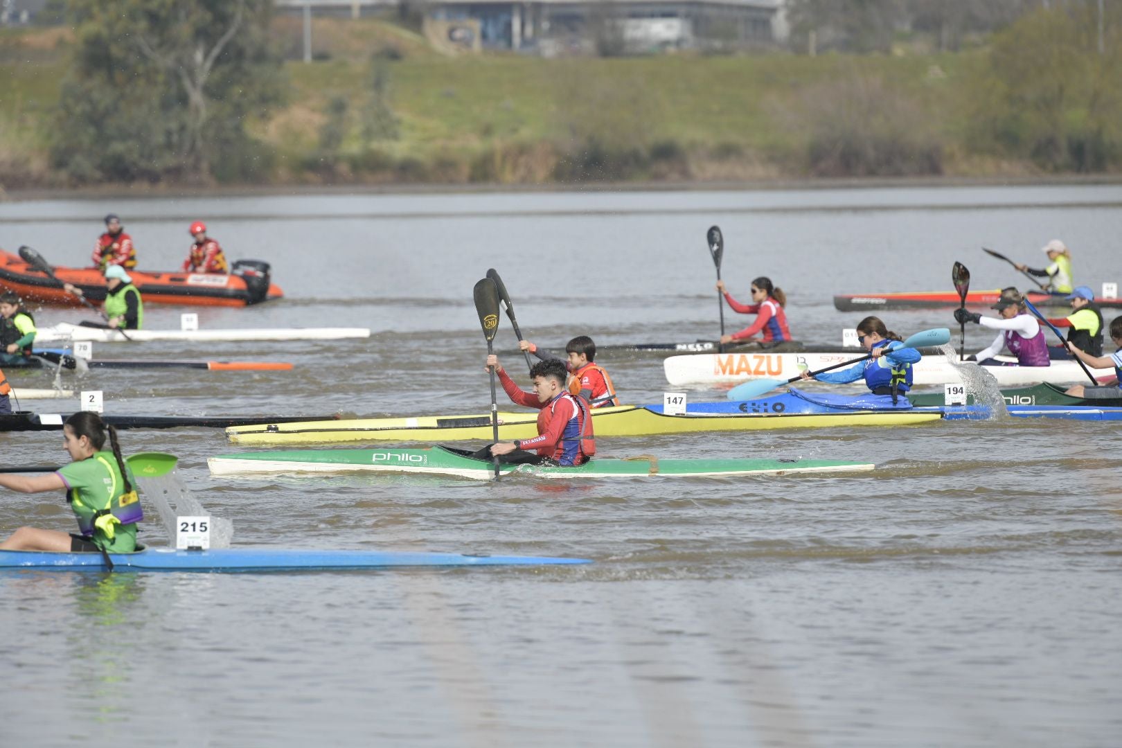 Fotos | La primera regata de piragüismo del circuito de los Judex de 2025 en el Guadiana