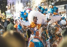 Imagen del desfile de Carnaval de una edición pasada.