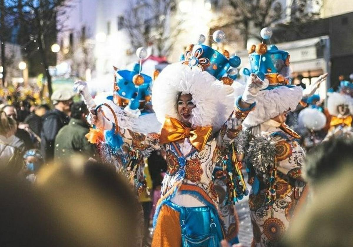 Imagen del desfile de Carnaval de una edición pasada.