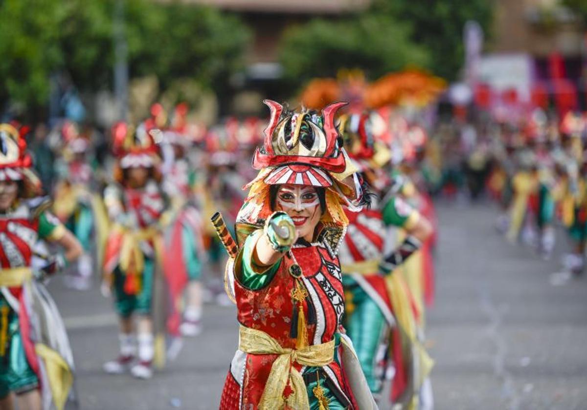 Desfile de Comparsas del Carnaval de Badajoz.