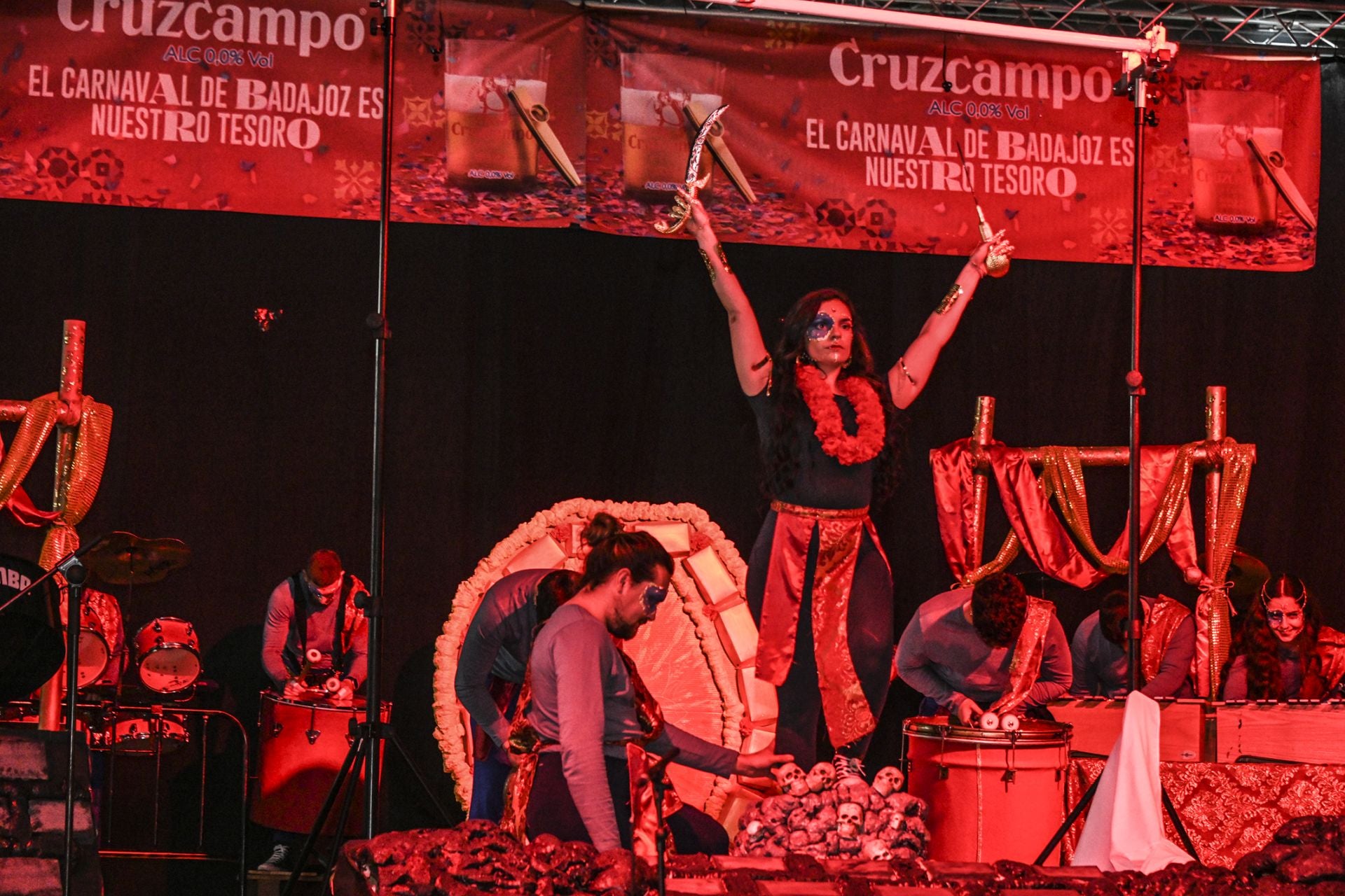 La Tamborada del Carnaval de Badajoz, en imágenes