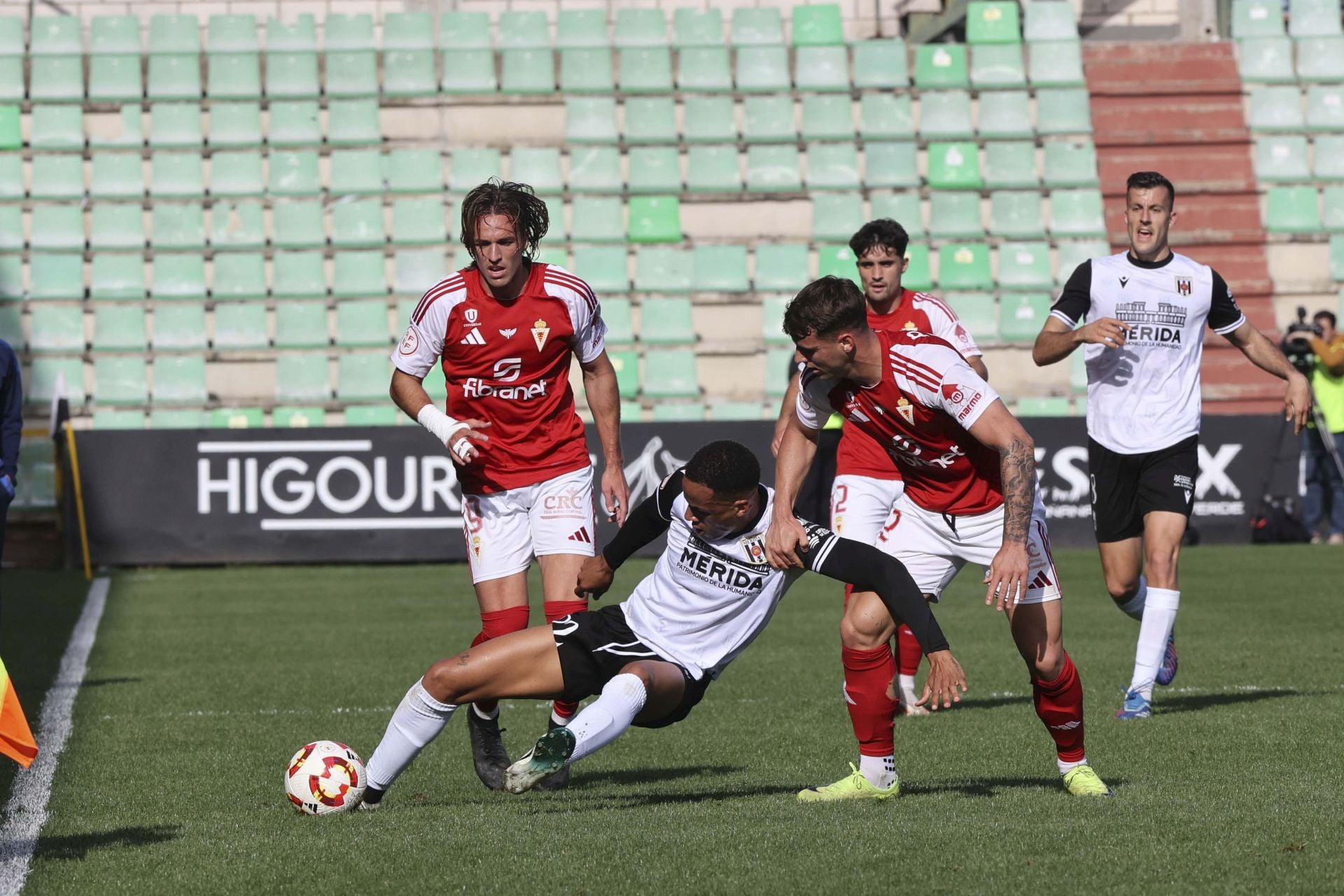 El Mérida cae en el Romano ante el Murcia (1-4)