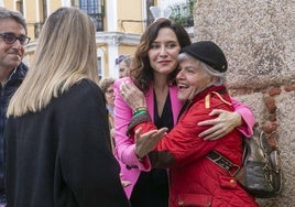 Ayuso y Guardiola, este lunes en Mérida