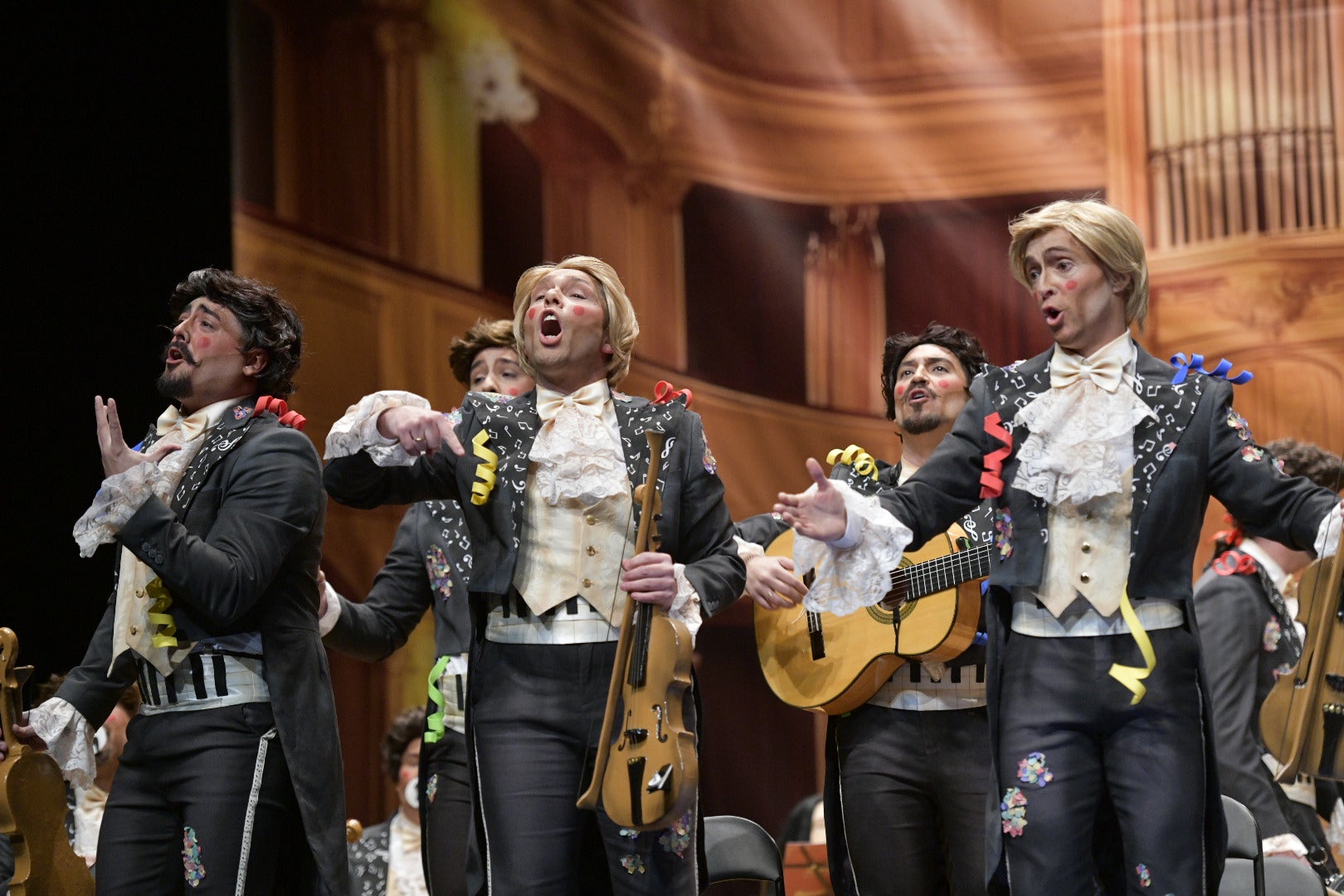 La orquesta de Al Maridi, en semifinales.