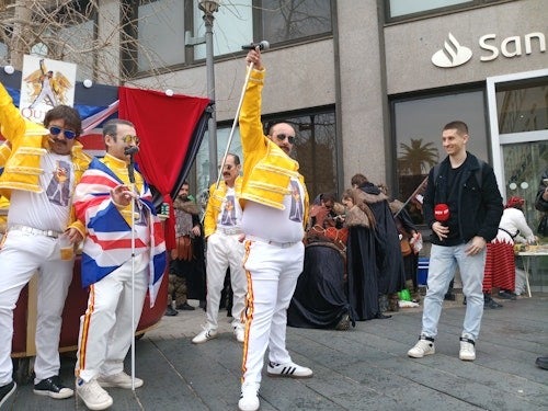 'Juany Mercury' ha llegado al Carnaval de Badajoz