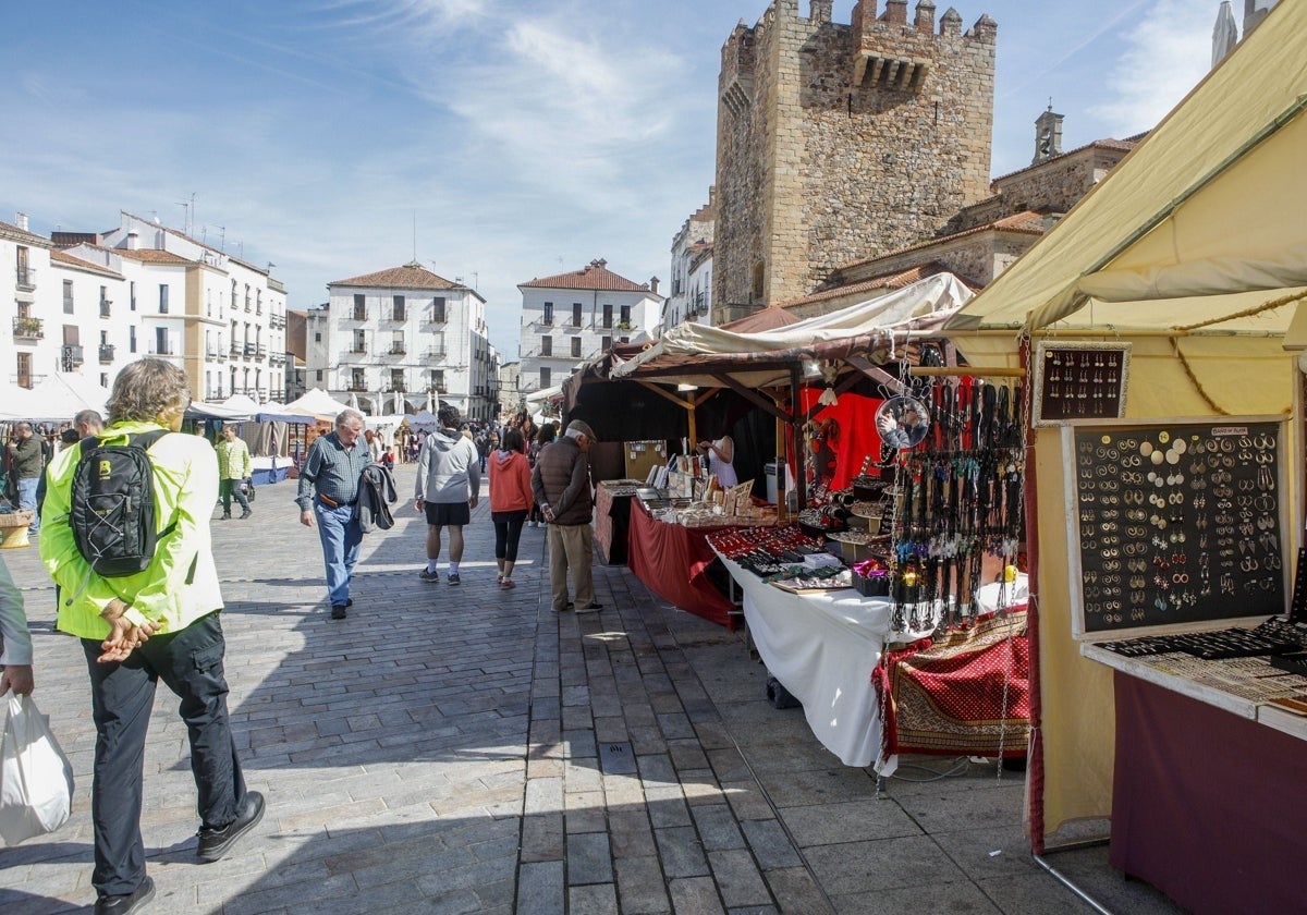 Mercado de la Primavera del año 2023 en la Plaza Mayor