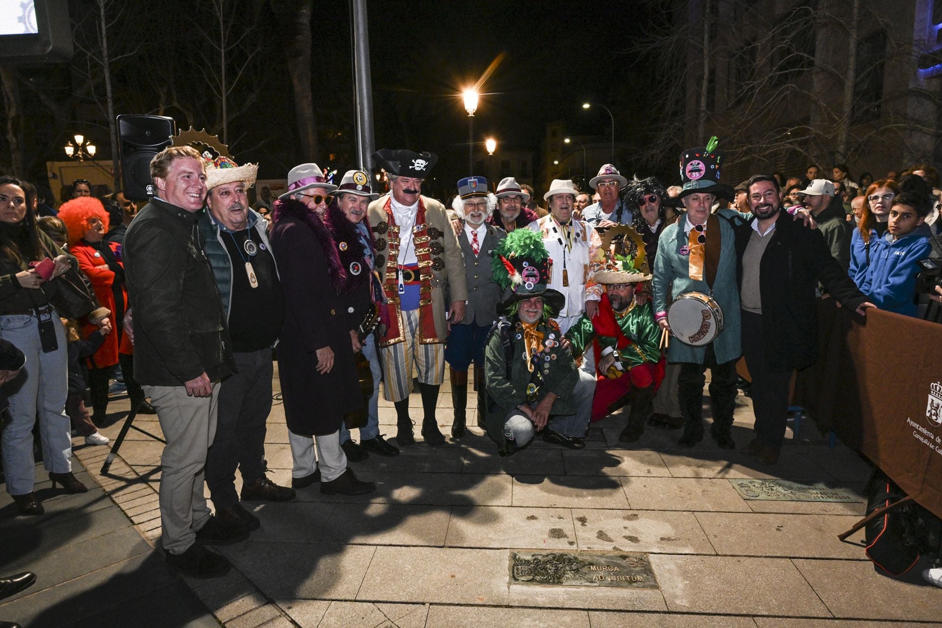 Vendaval, Ad Libitum y San Pancracio ya tienen placa en Badajoz