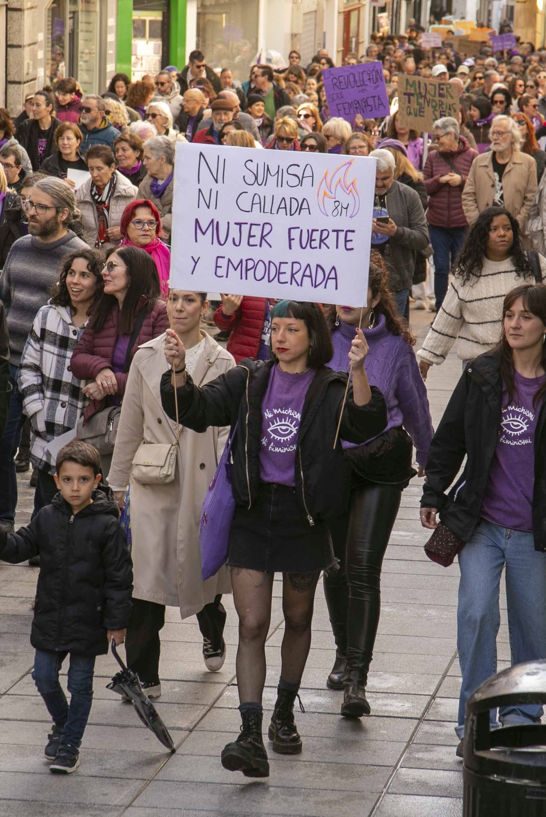 El 8M en Mérida, en imágenes