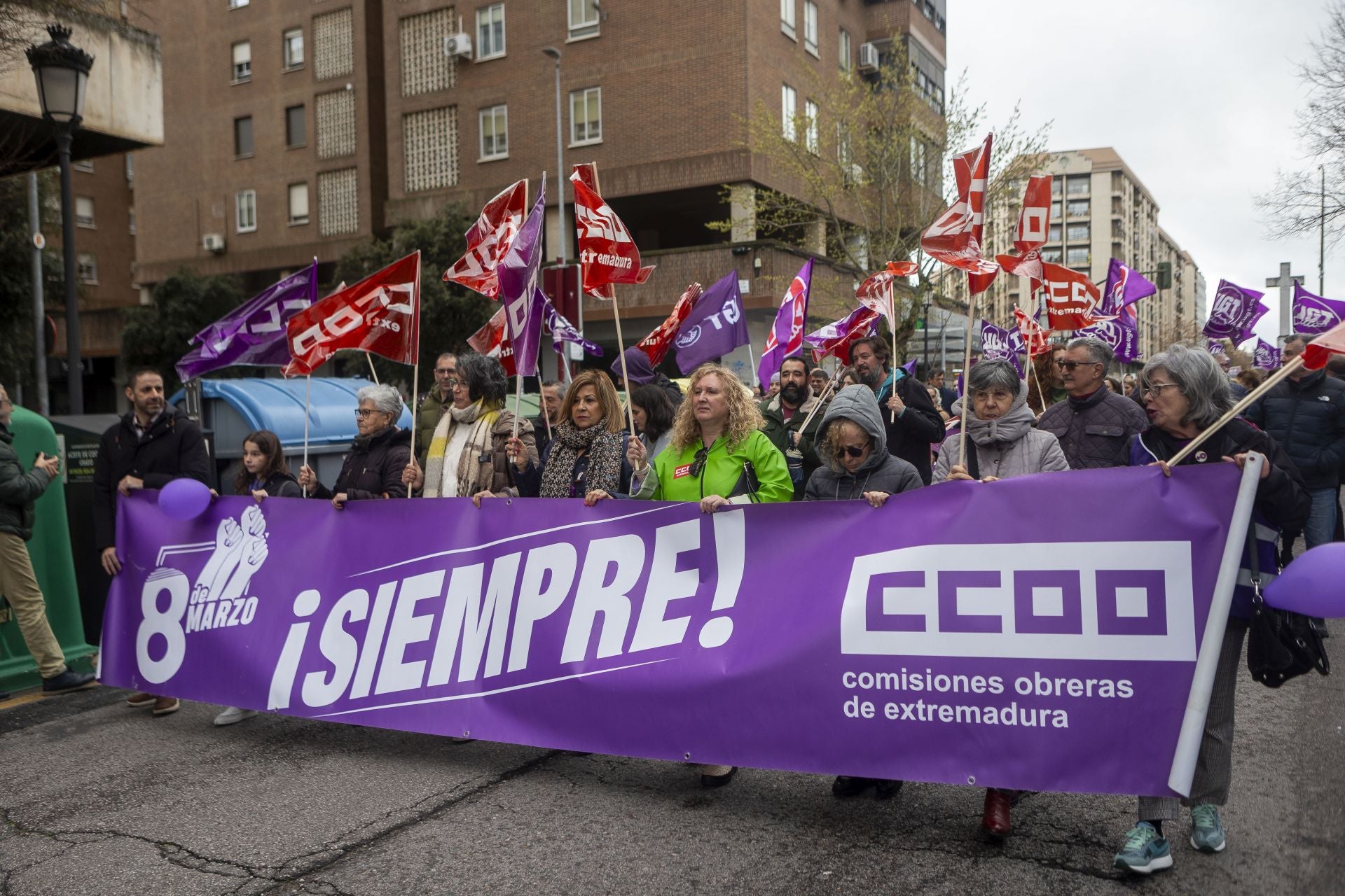 El 8M en Cáceres, en imágenes