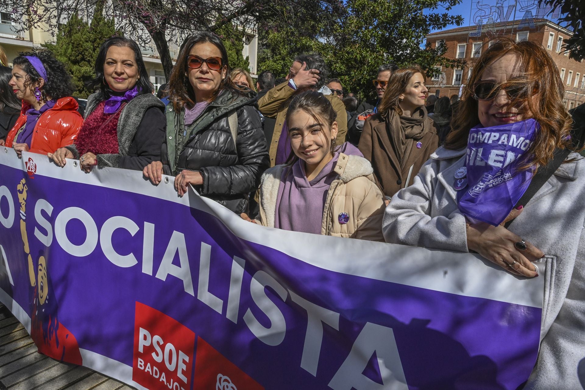 El 8M en Badajoz, en imágenes