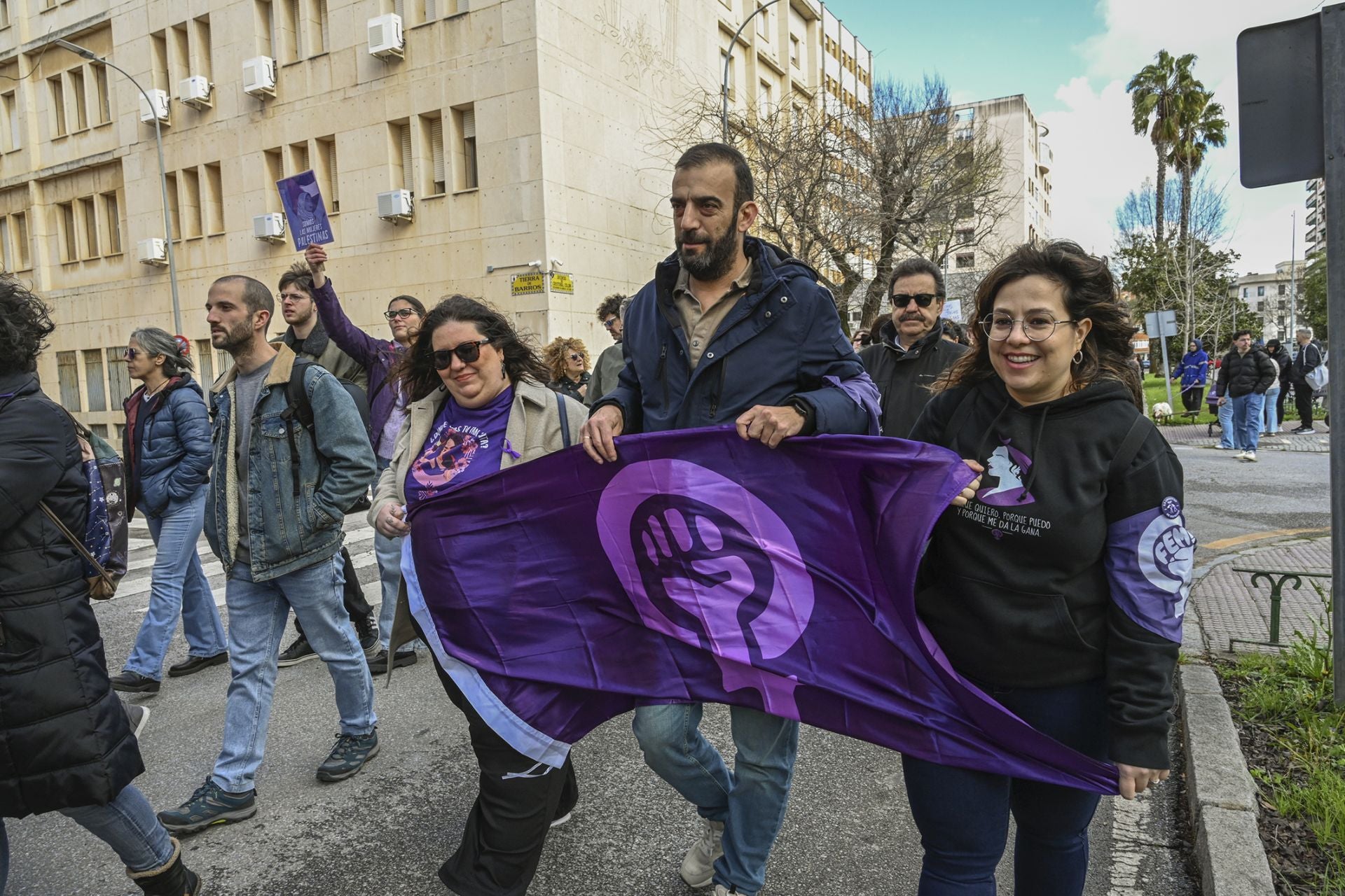 El 8M en Badajoz, en imágenes