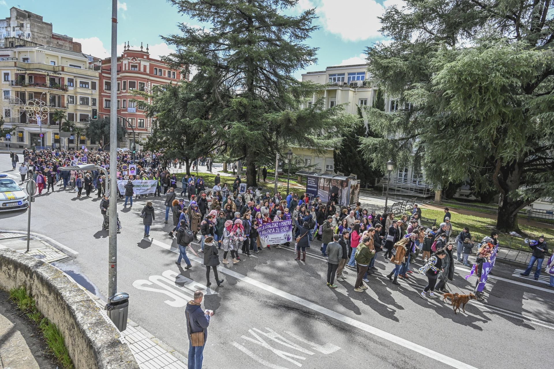 El 8M en Badajoz, en imágenes