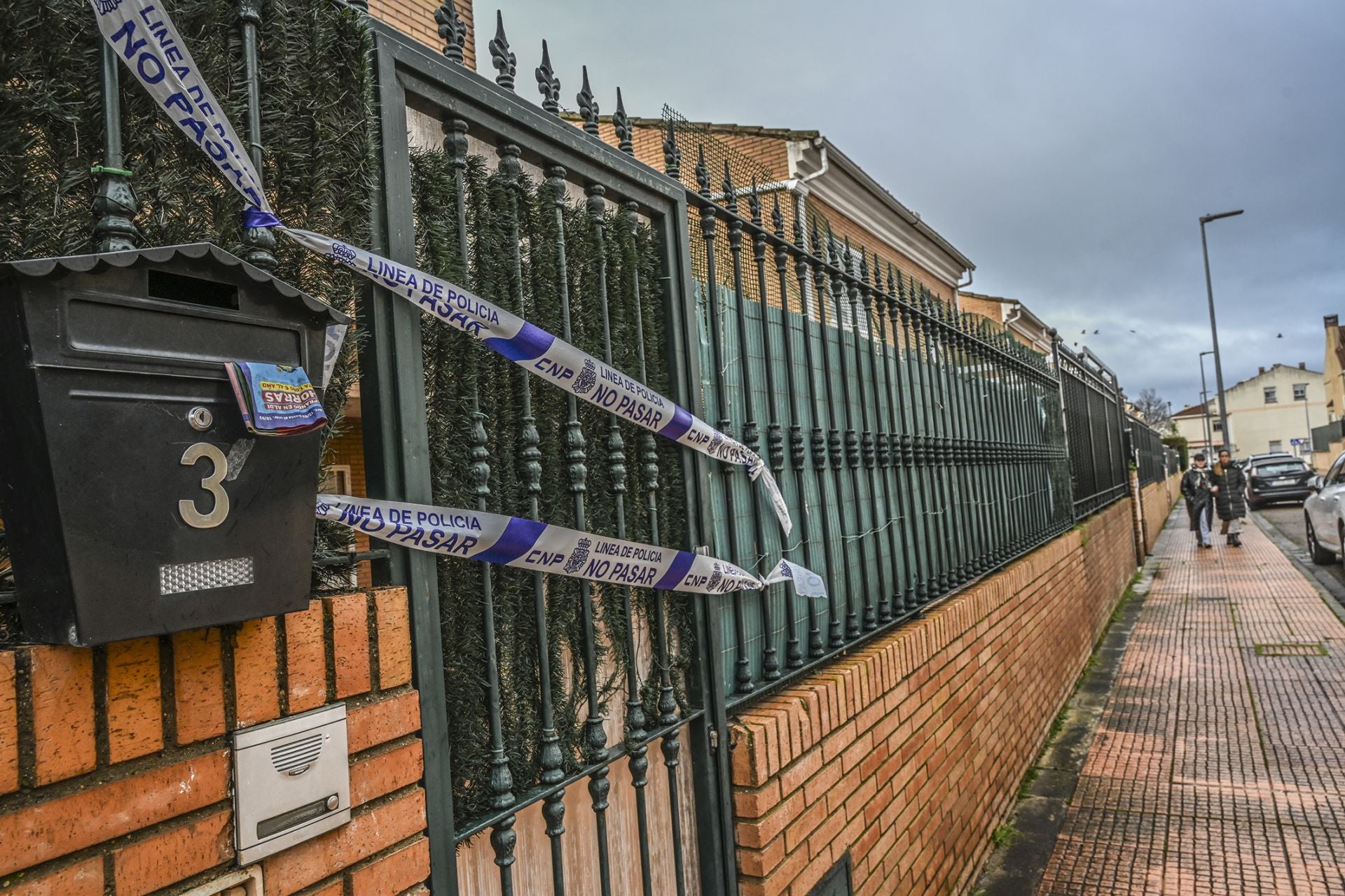 El chalet de la Urbanización Guadiana donde ocurrieron los hechos.
