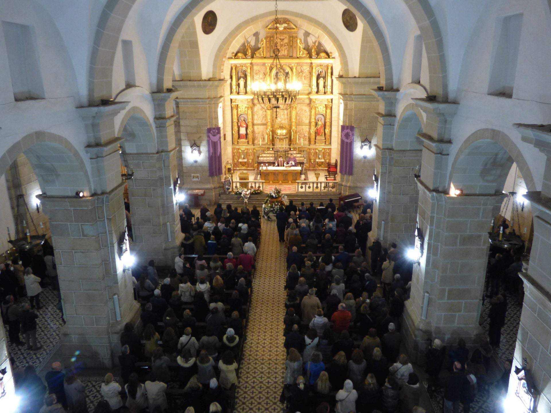 Funeral celebrado este martes en Castuera.