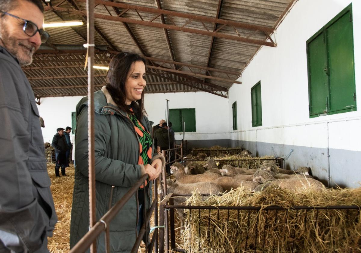 Angélica García, ayer en El Cuartillo.