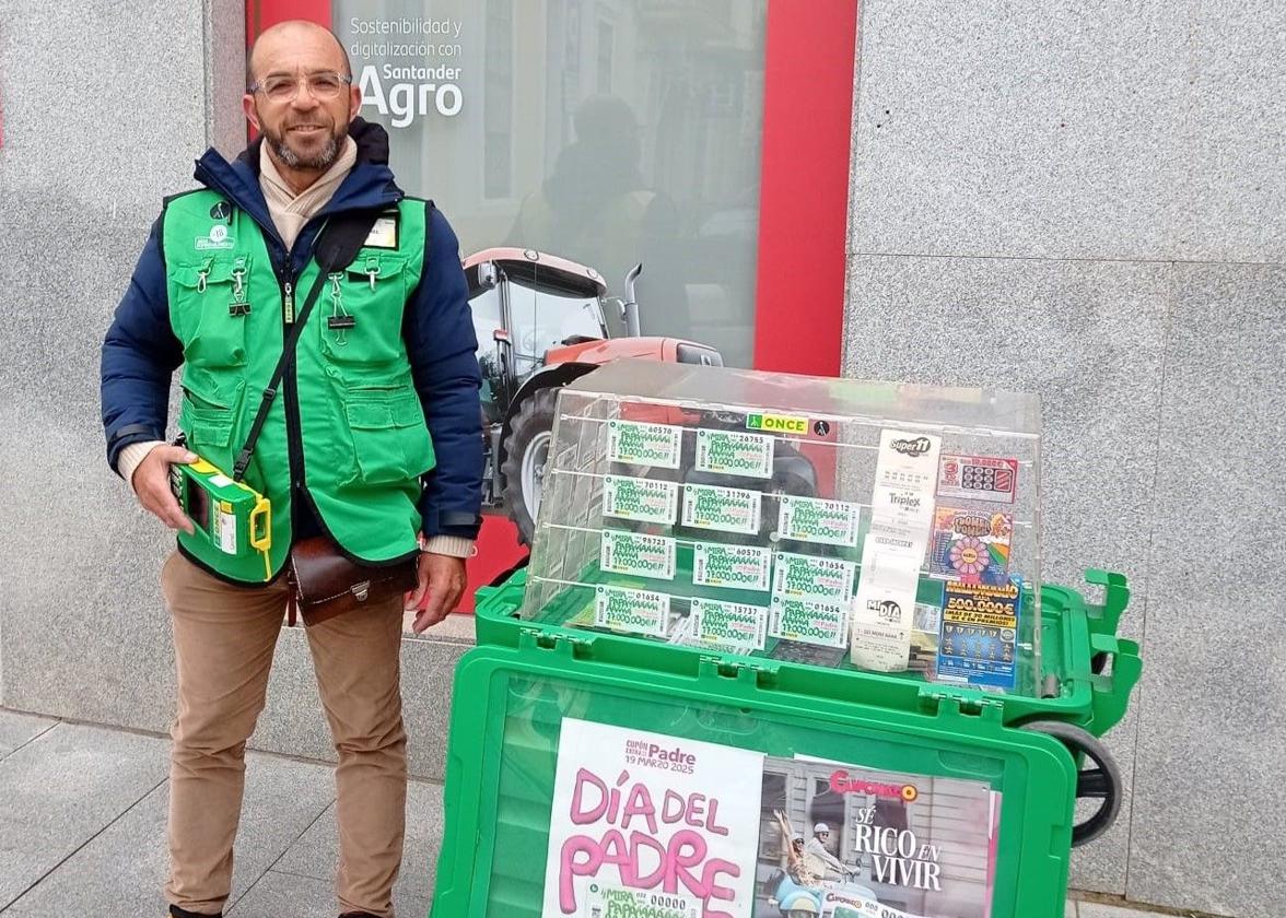 Ismael Ventas García es el cuponero que ha repartido la suerte en Guareña.