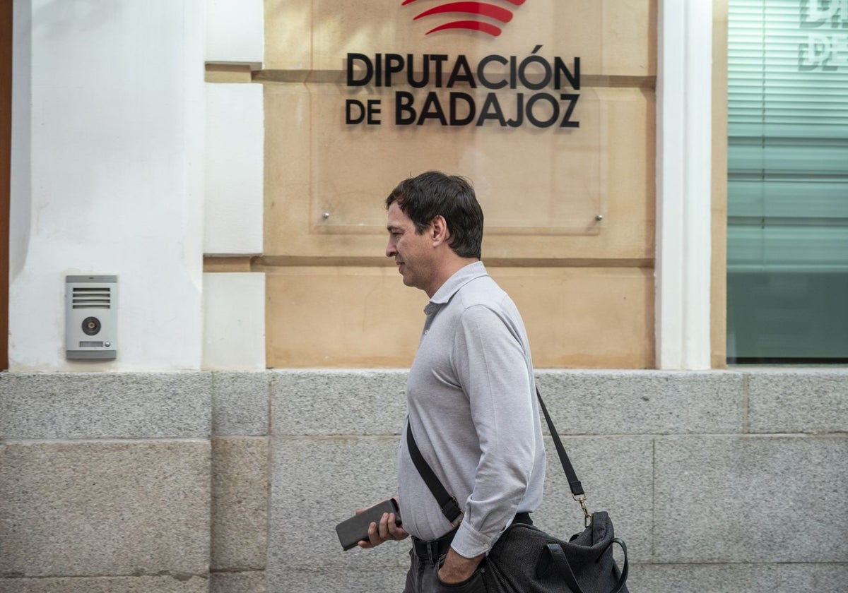 David Sánchez accede a la Diputación de Badajoz.