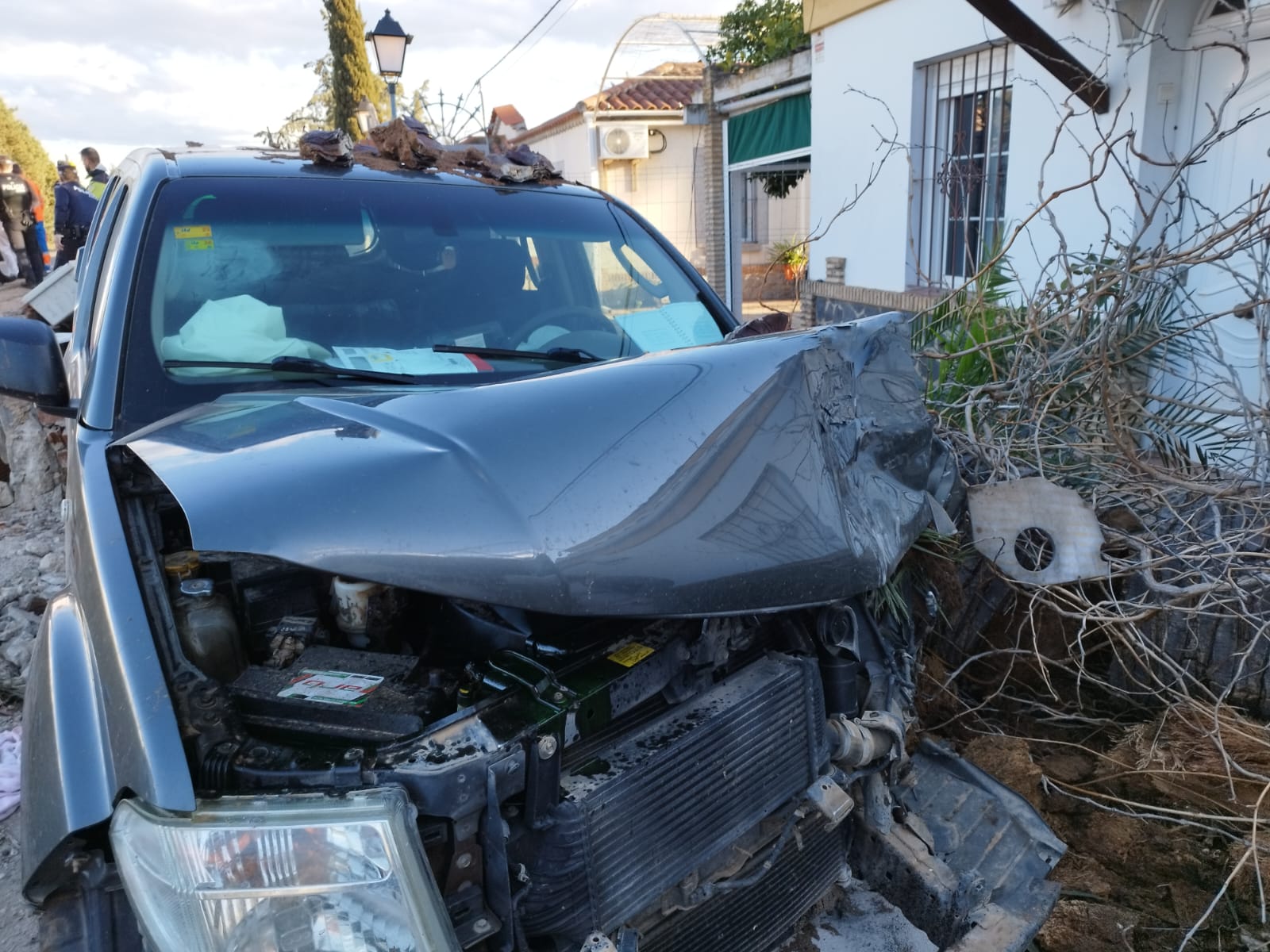 Fotos | Así ha quedado el vehículo accidentado en Badajoz