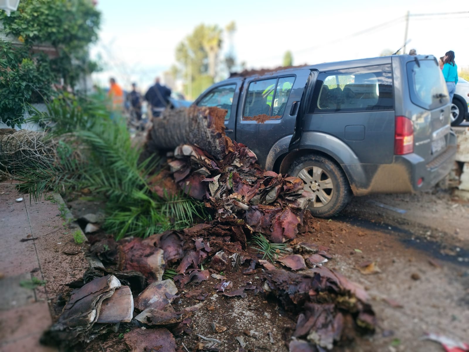 Fotos | Así ha quedado el vehículo accidentado en Badajoz