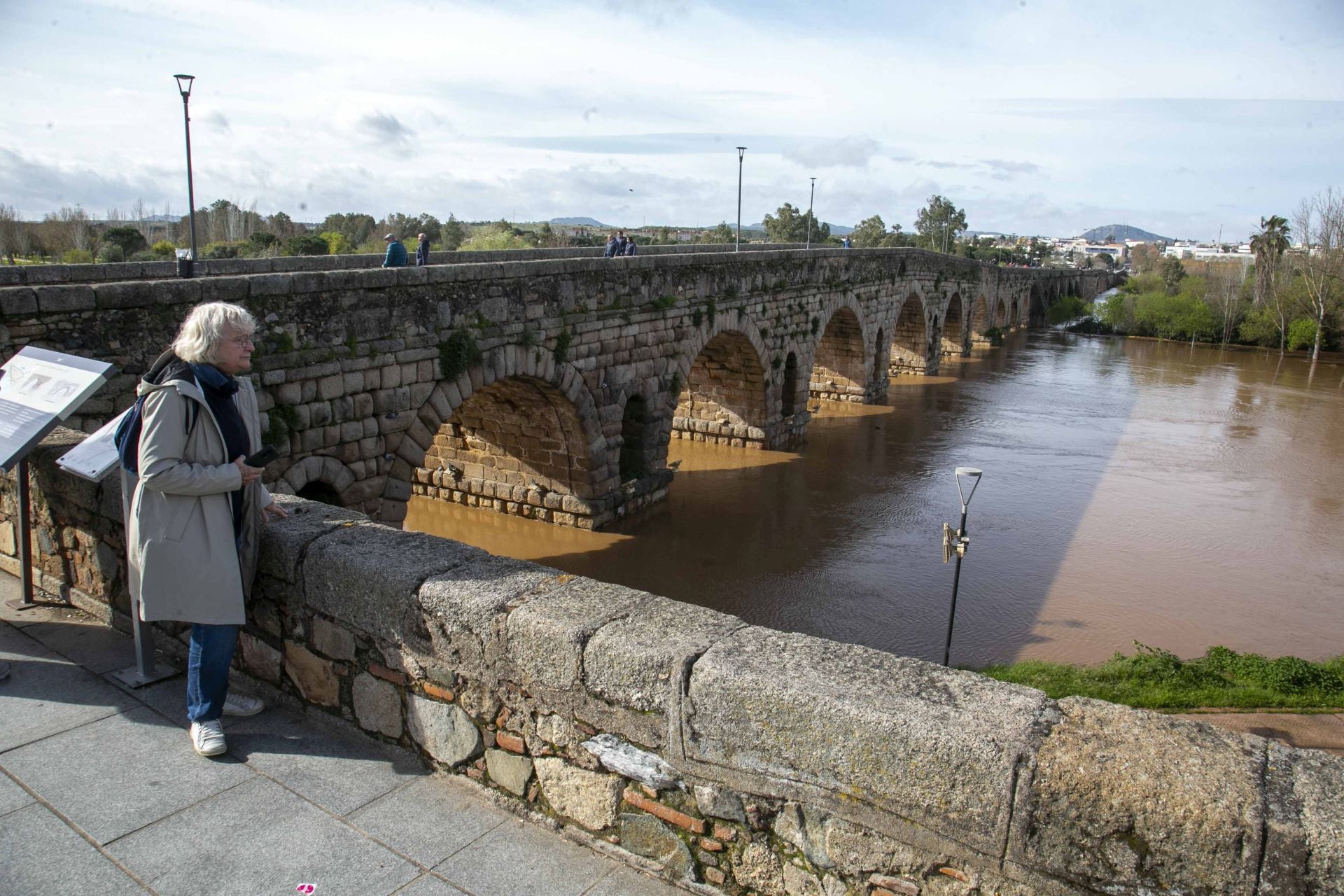 Así han quedado los parques de Extremadura tras la crecida del Guadiana