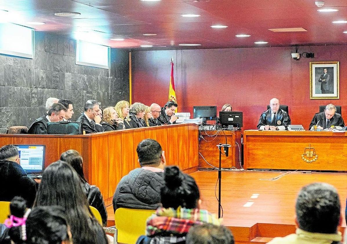 Imagen de archivo de un juicio en Cáceres.