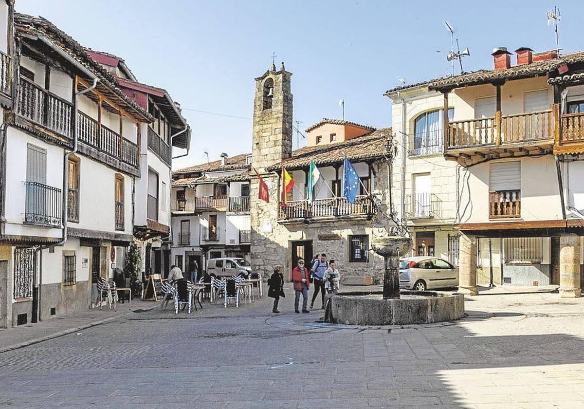 Plaza de Villanueva de la Vera.