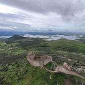 La crecida del embalse de La Serena transforma el paisaje de La Siberia