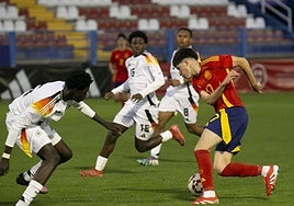 El partido entre España y Alemania, en imágenes
