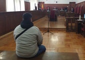 El procesado durante el juicio que se ha celebrado en la Audiencia de Badajoz.