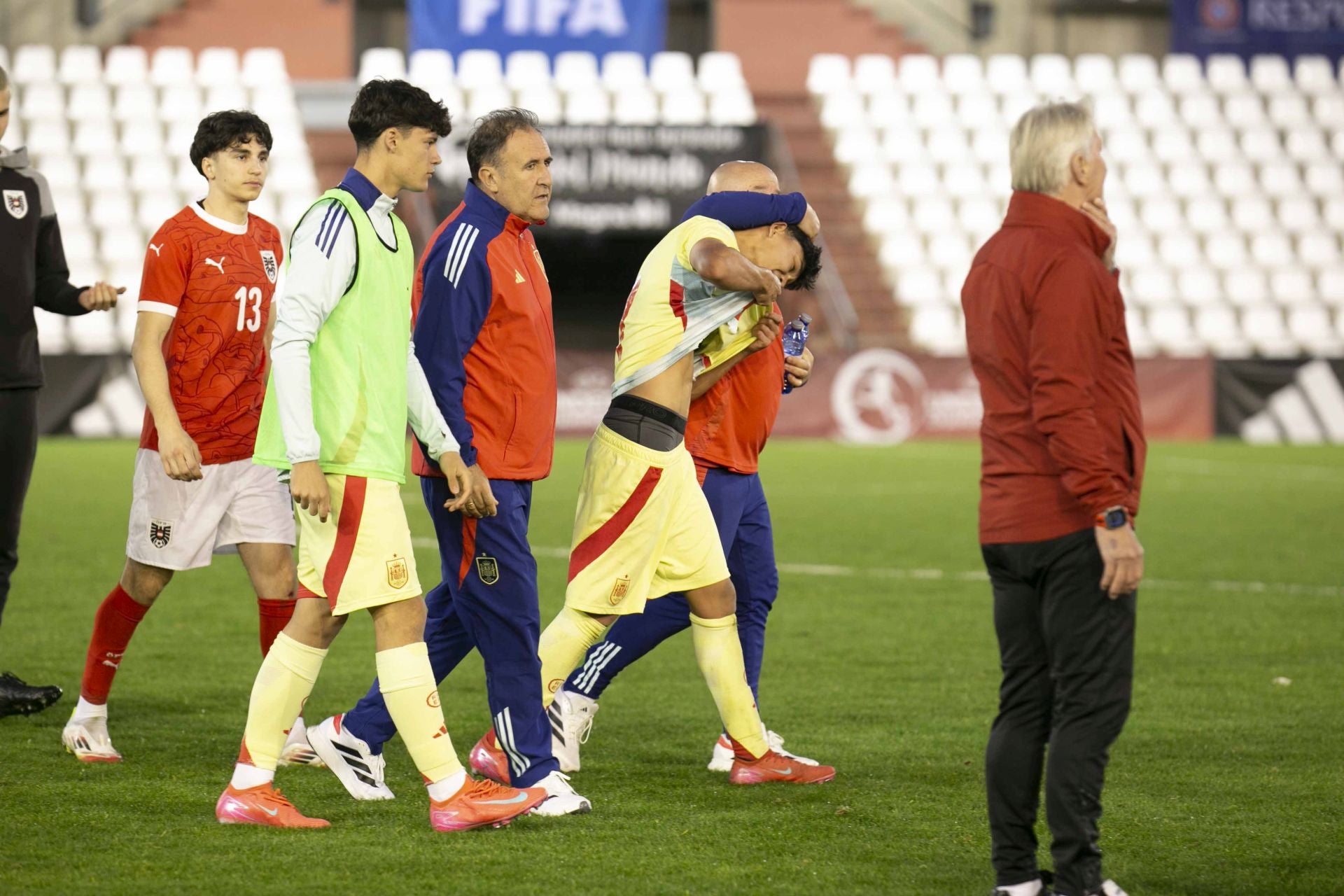 Las mejores imágenes del España-Austria en el Romano