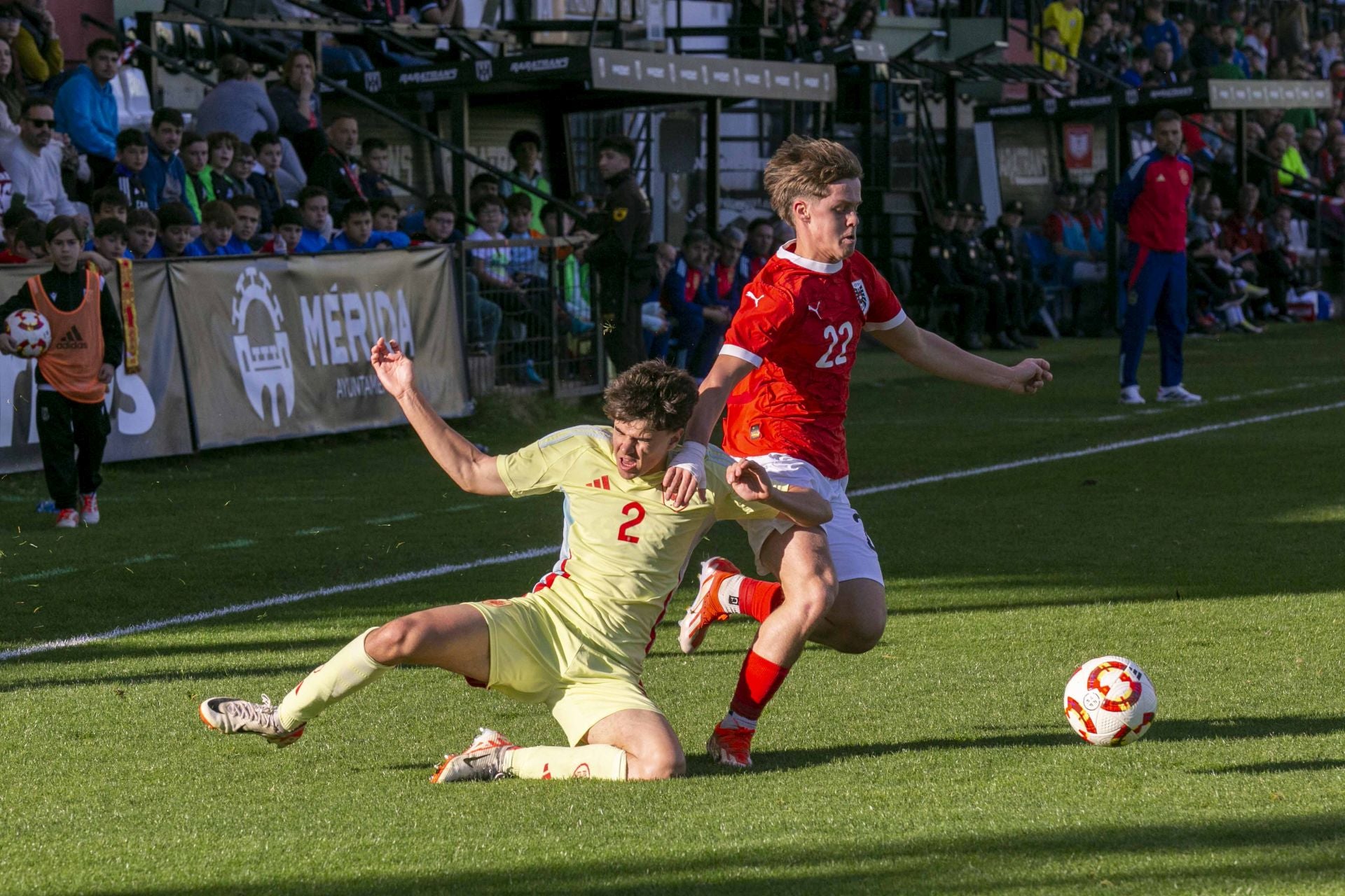 Las mejores imágenes del España-Austria en el Romano