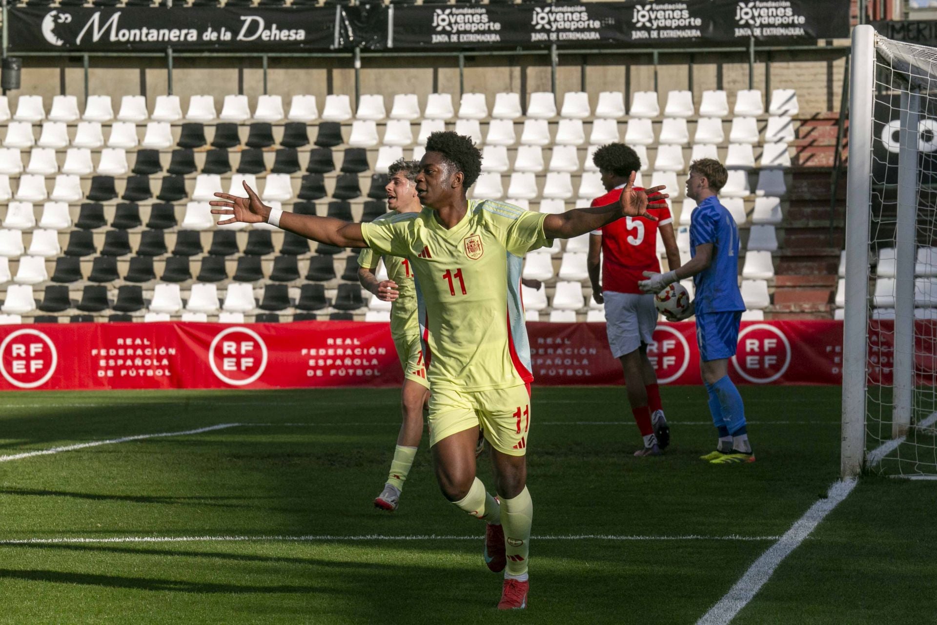 Las mejores imágenes del España-Austria en el Romano