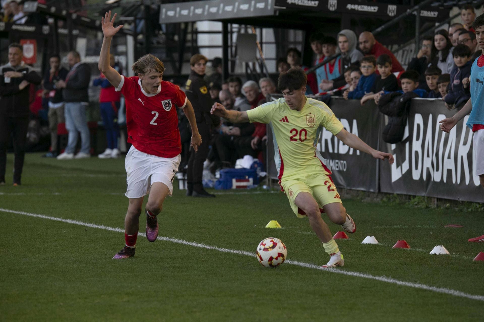 Las mejores imágenes del España-Austria en el Romano