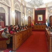 Los concejales, reunidos en pleno este jueves.