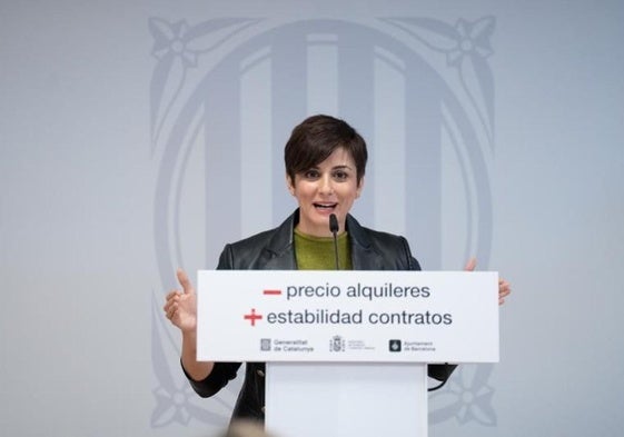 La ministra, en una imagen de archivo.