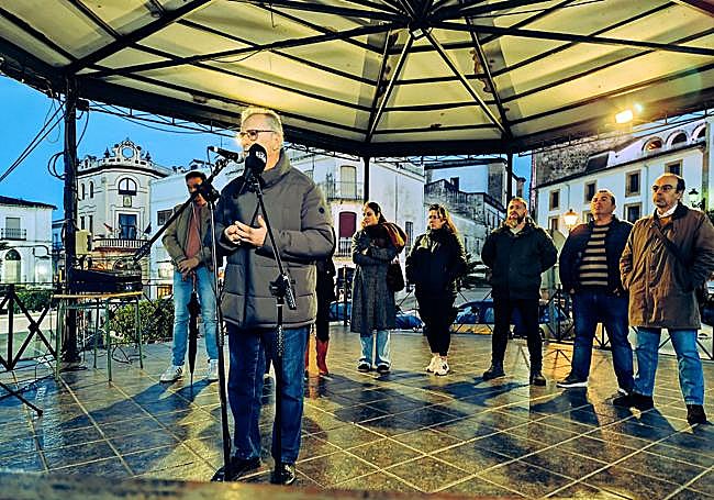 Un momento de la concentración.