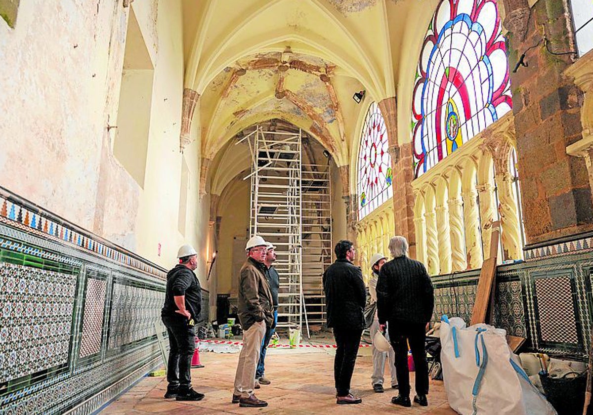 El claustro de Badajoz, que está pendiente de rehabilitar.