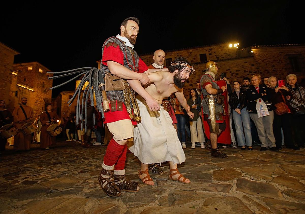 Imagen de archivo de la Pasión Viviente.