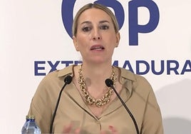 María Guardiola, presidenta de la Junta.