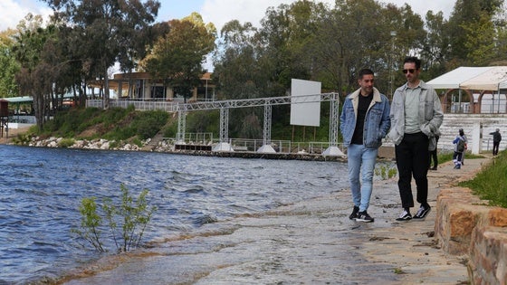 Embalse de Orellana, ayer al mediodía. Es el séptimo más grande de la región y está al 85%.