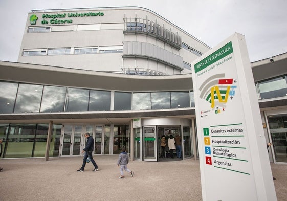 Hospital Universitario de Cáceres.