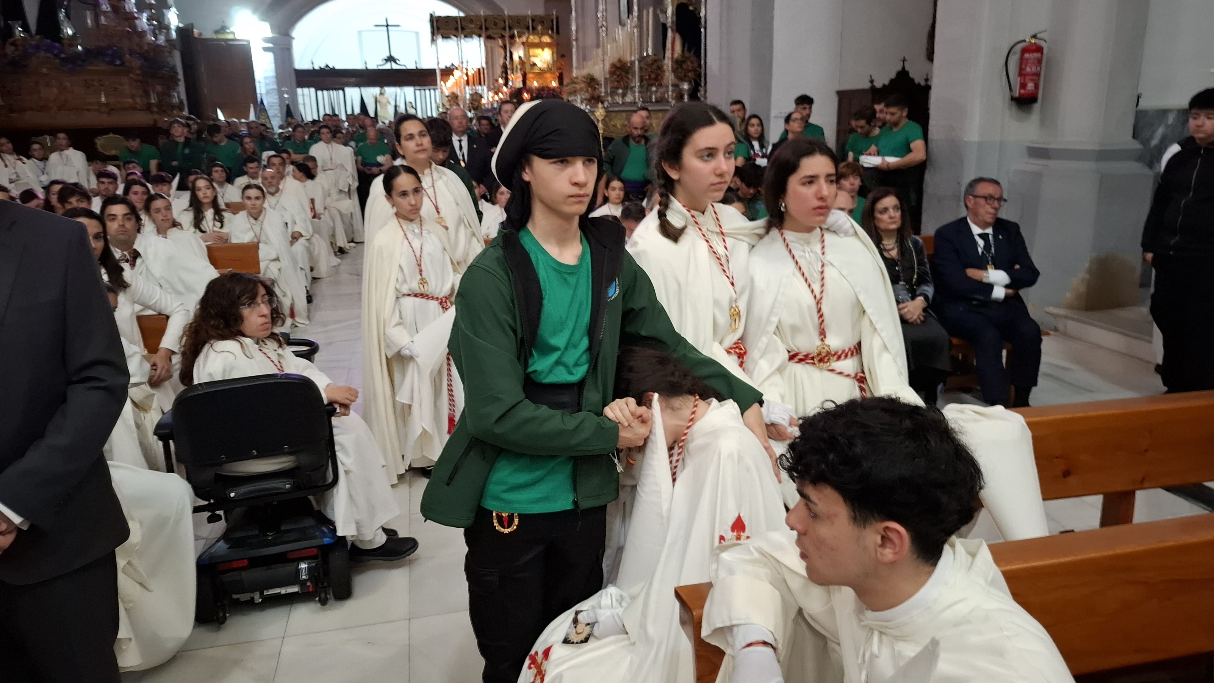 La suspensión del Santo Entierro de Badajoz, en imágenes