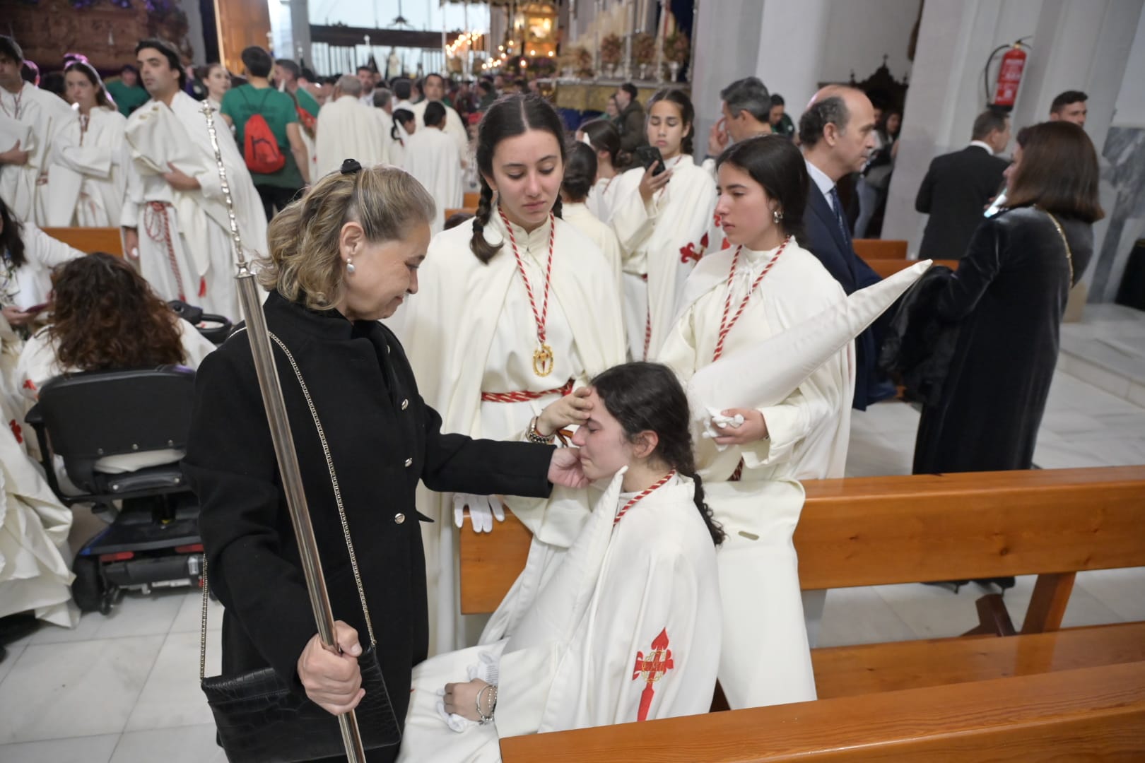 La suspensión del Santo Entierro de Badajoz, en imágenes