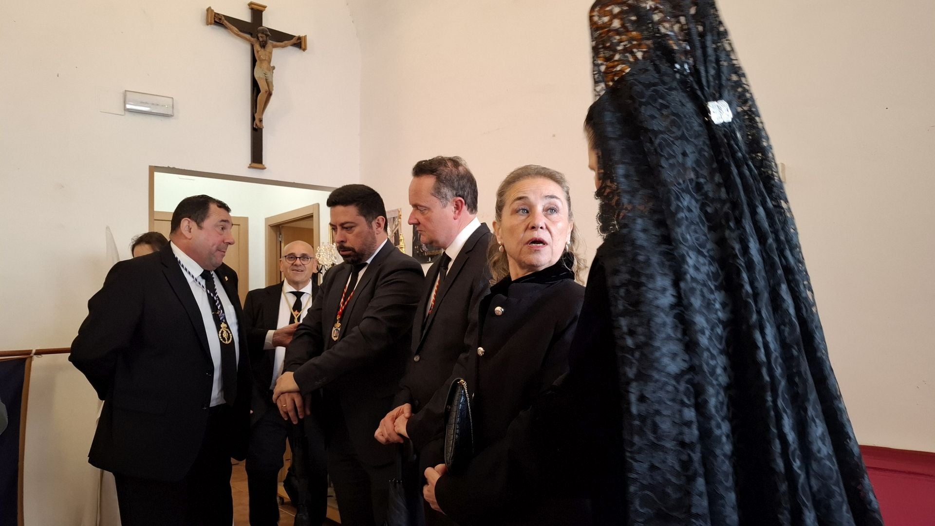 La suspensión del Santo Entierro de Badajoz, en imágenes