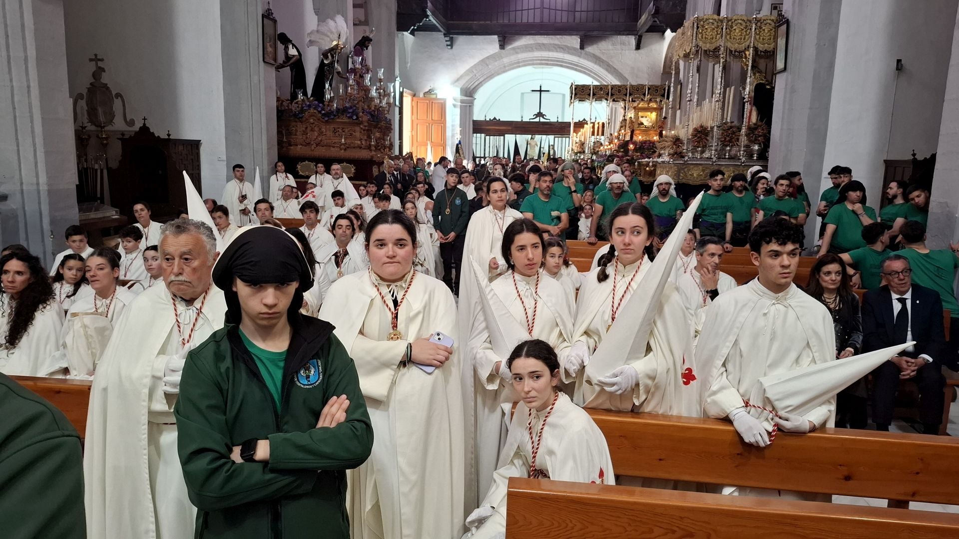 La suspensión del Santo Entierro de Badajoz, en imágenes
