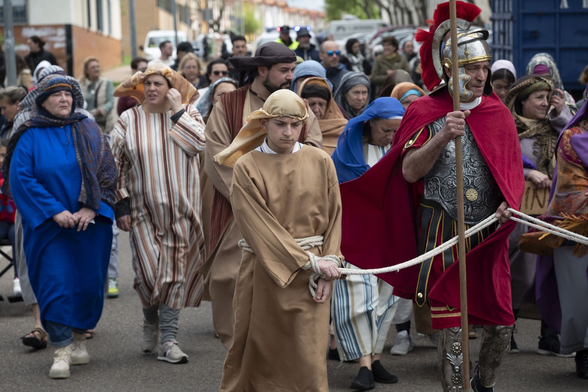 El viacrucis del Cerro de Reyes, en imágenes