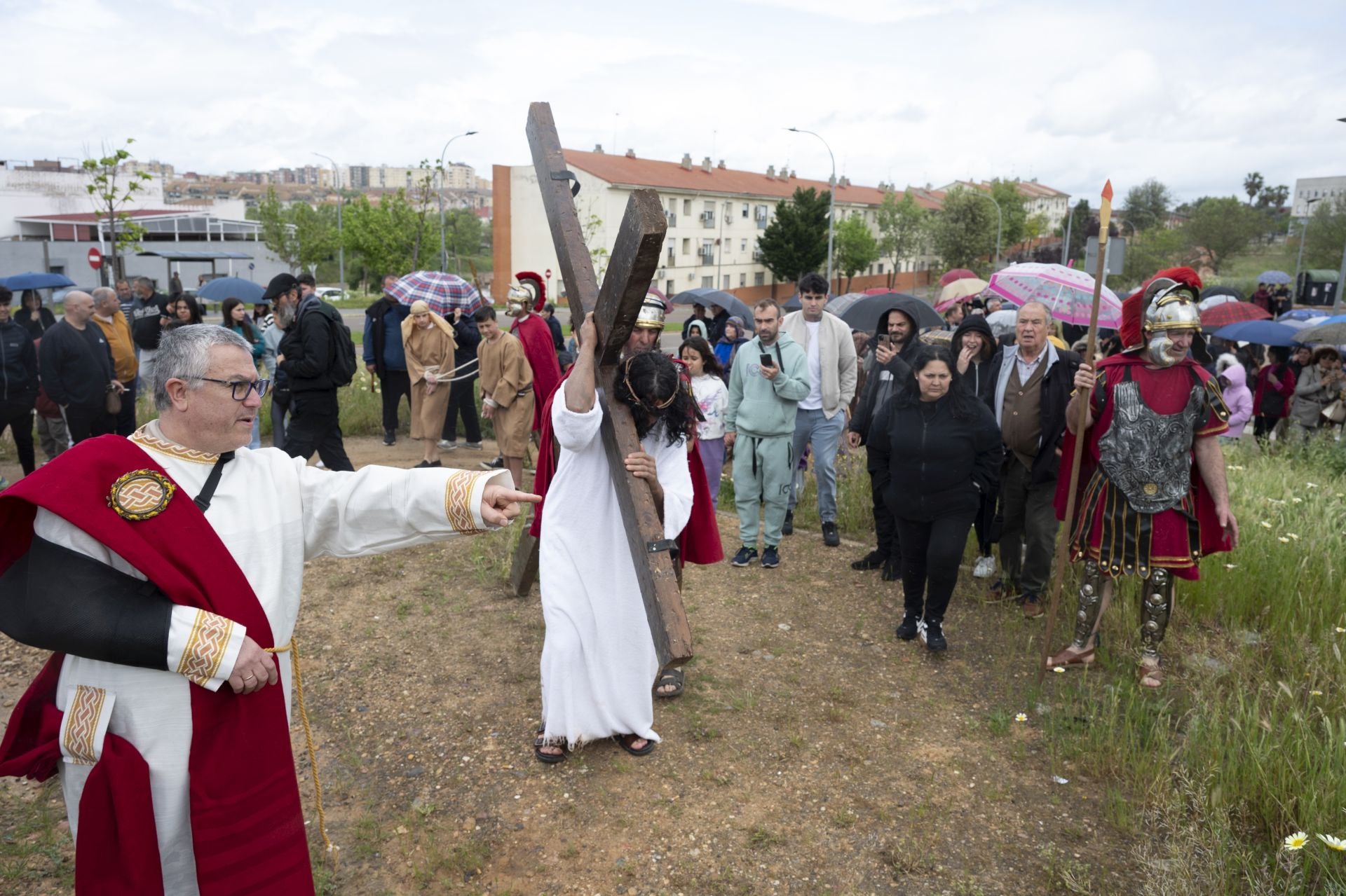 El viacrucis del Cerro de Reyes, en imágenes
